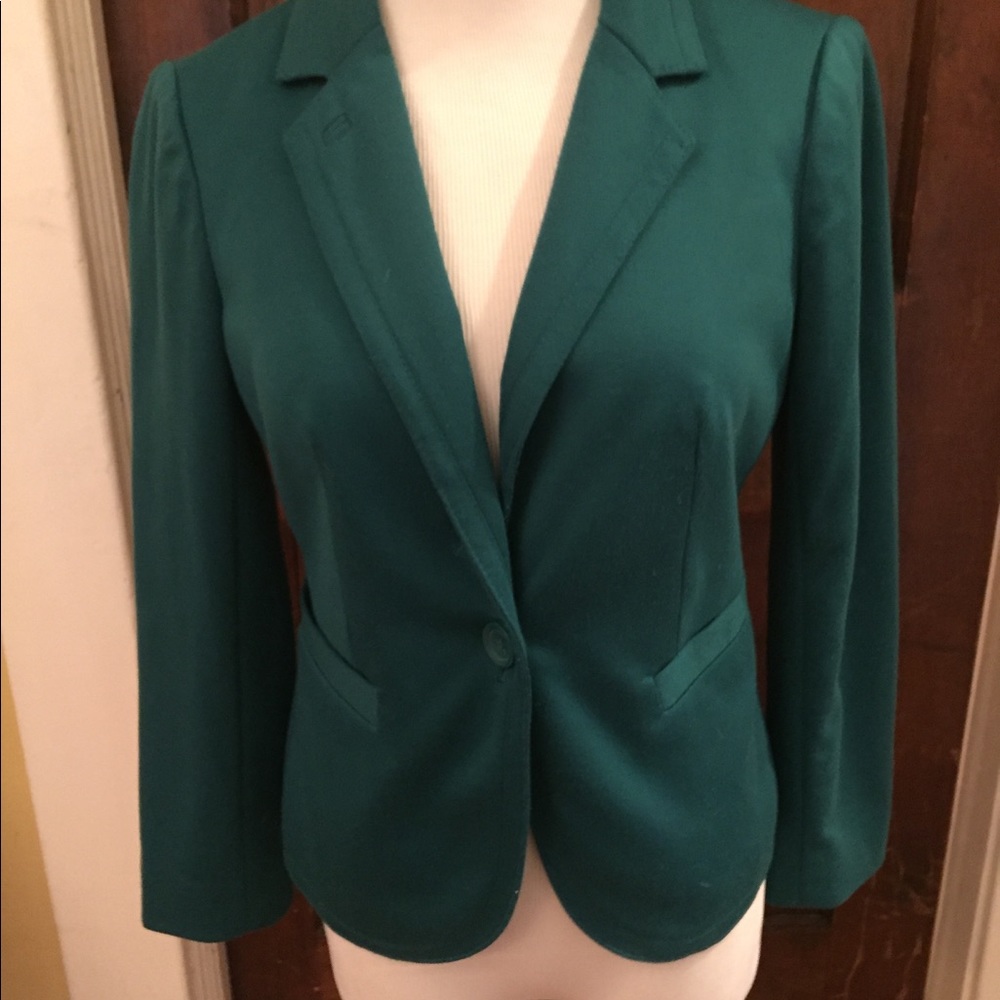 XS teal Limited casual blazer