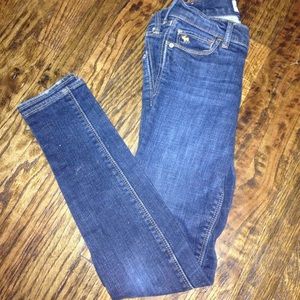 dark wash abercrombie jeans size 12 girls
