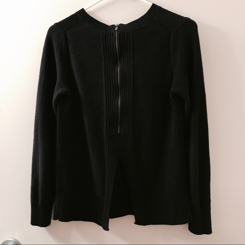 Back Zipper Sweater | Banana Republic