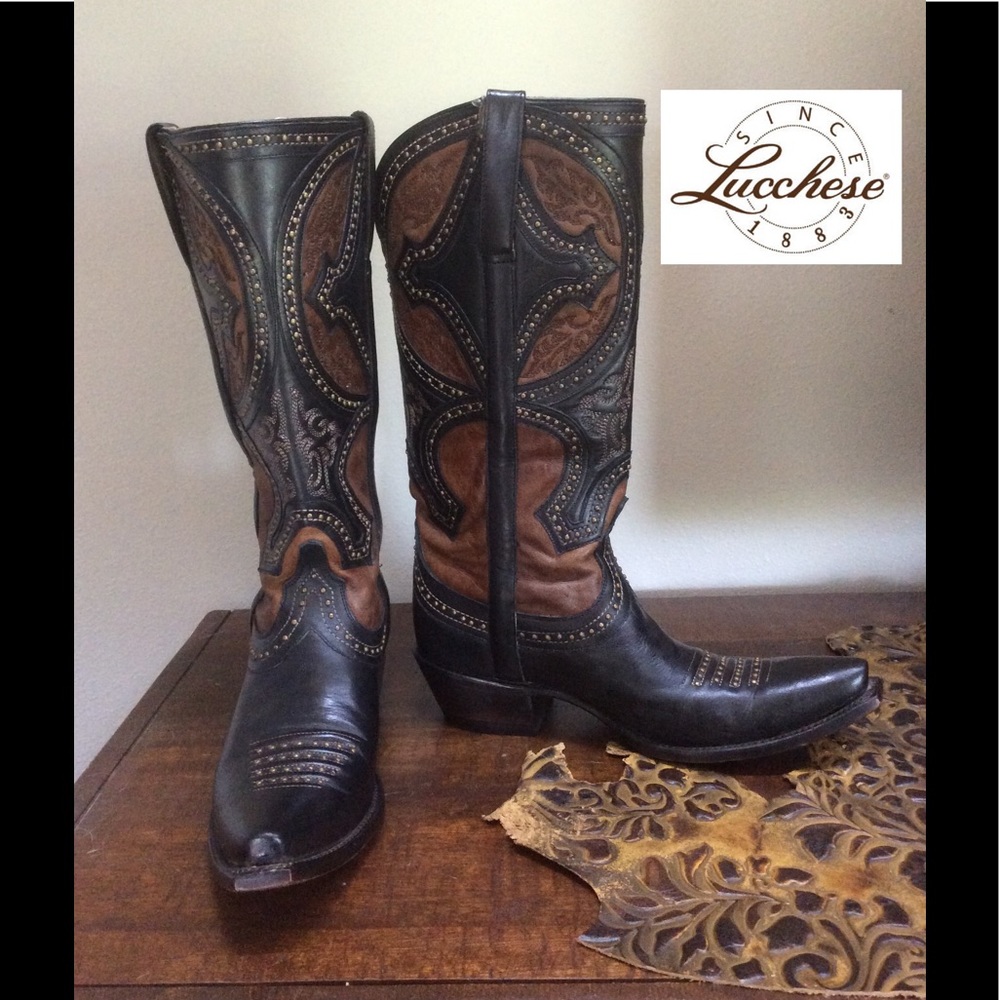 Cowboy boots. Lucchese