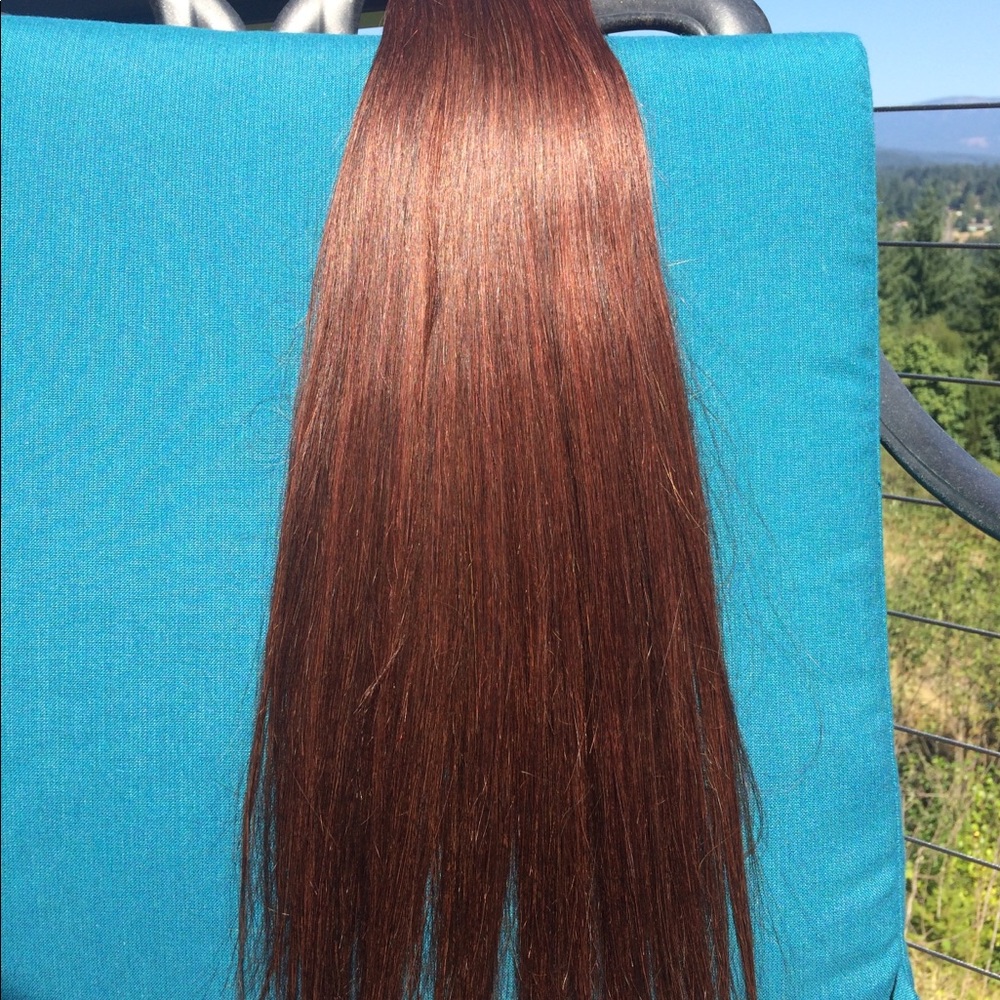 Satin Strands. 100% human hair extensions