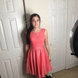 pink homecoming dress