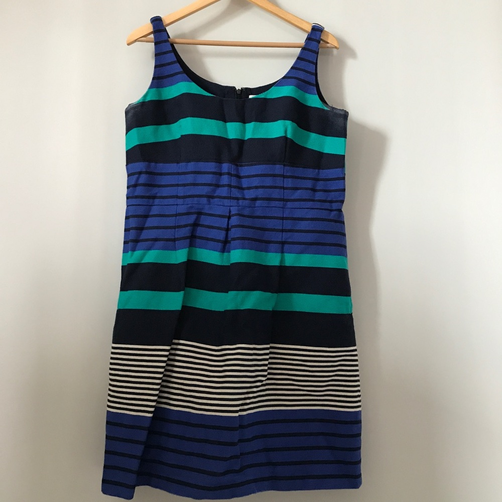 Multi Blues Stripped Dress