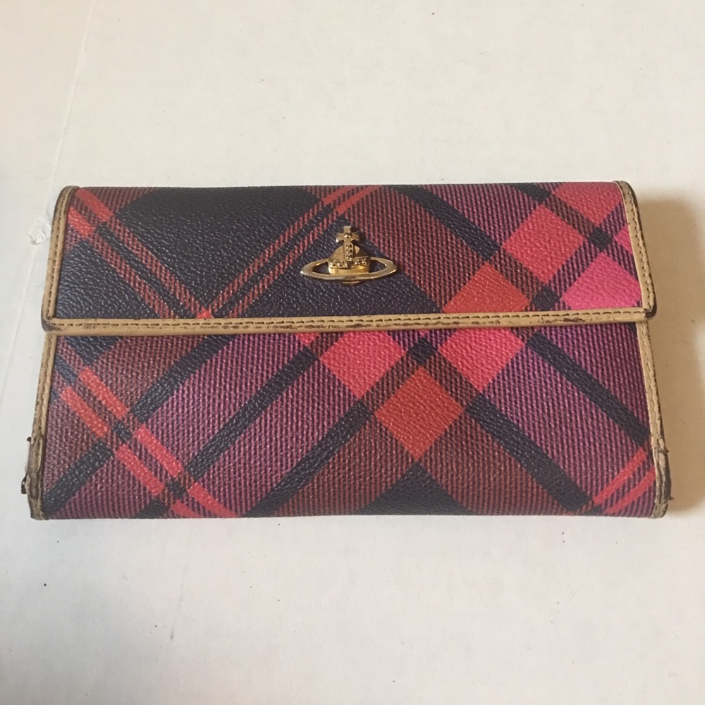 VUC Vivienne Westwood Large Tartan Wallet