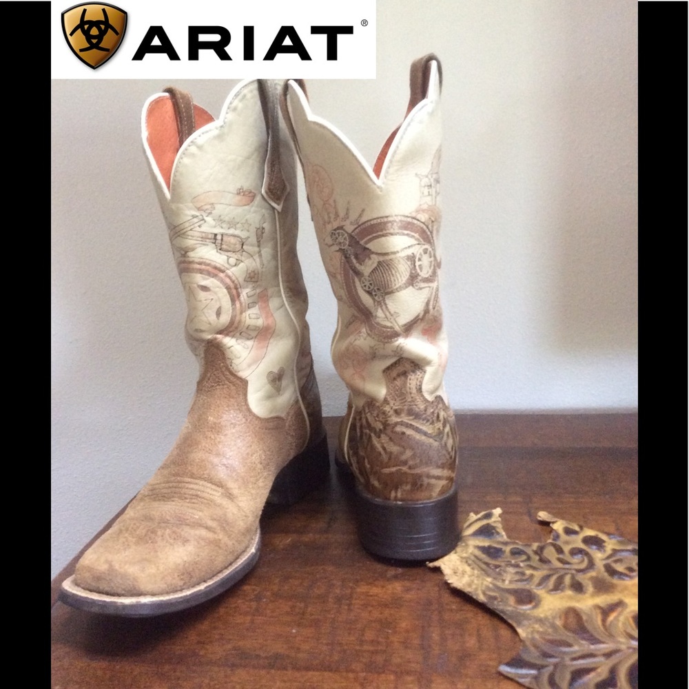 Ariat boots. Comfort western style.