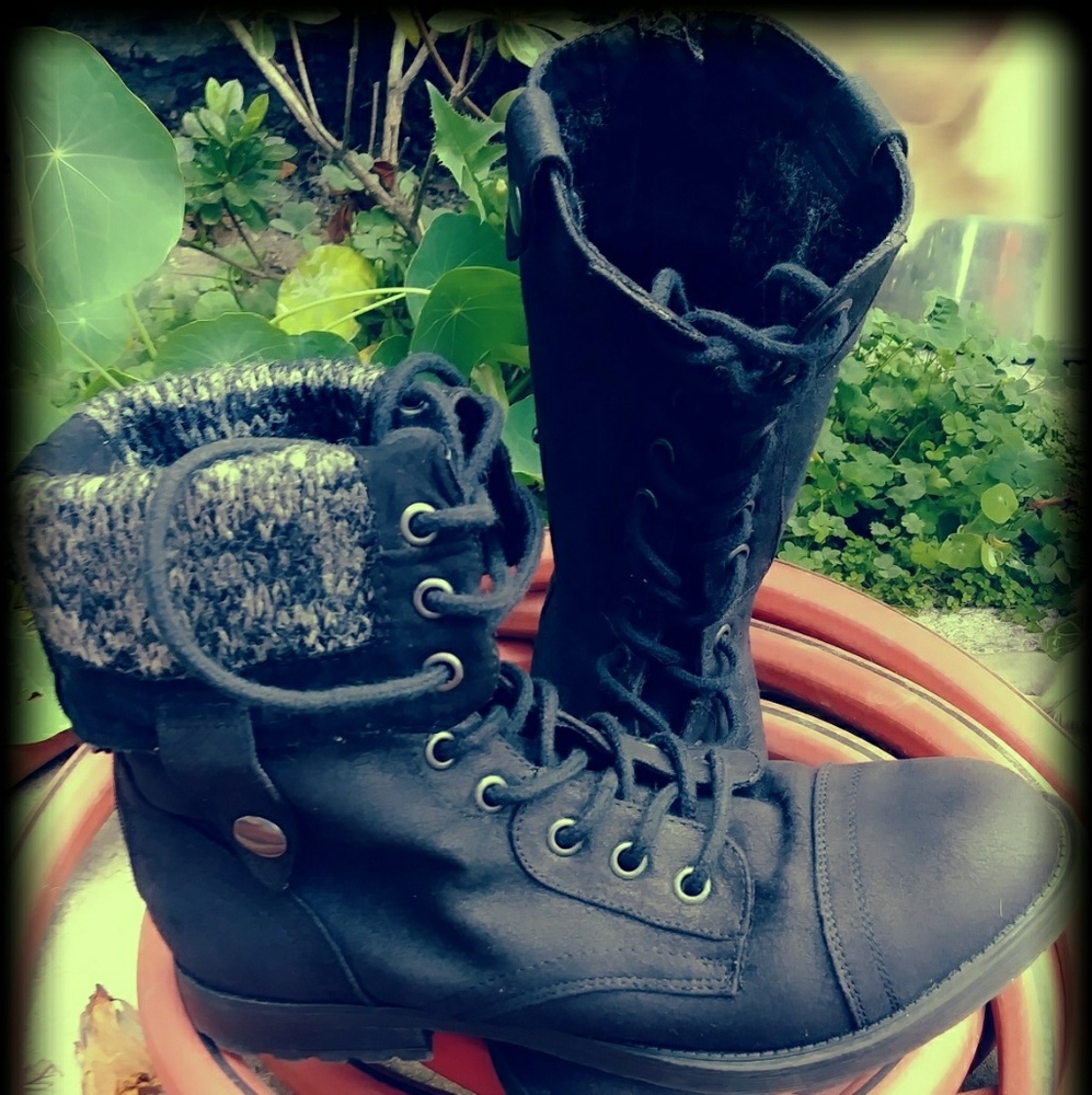 Ladies Combat Boots