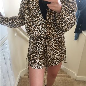 BNWT leopard playsuit by Faithfull the brand