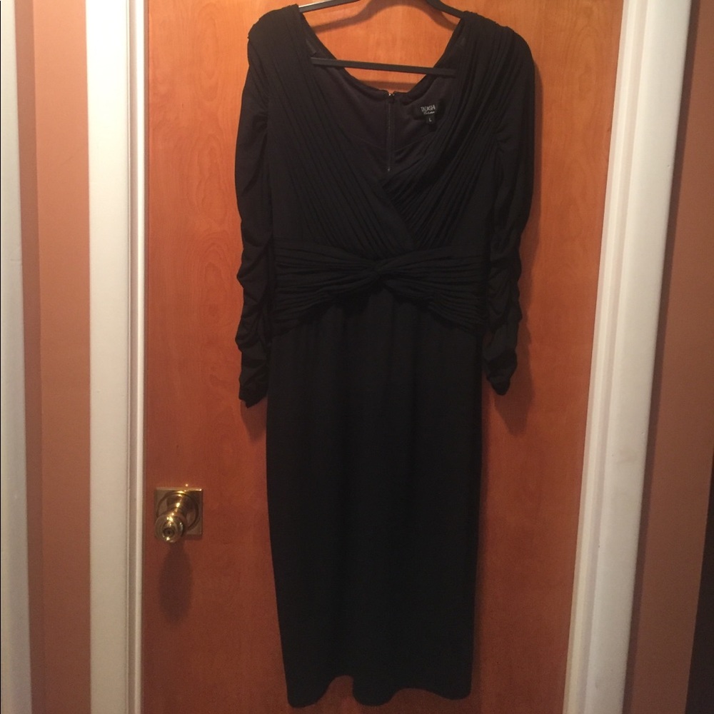 TADAHI Collection Black long sleeve dress size L