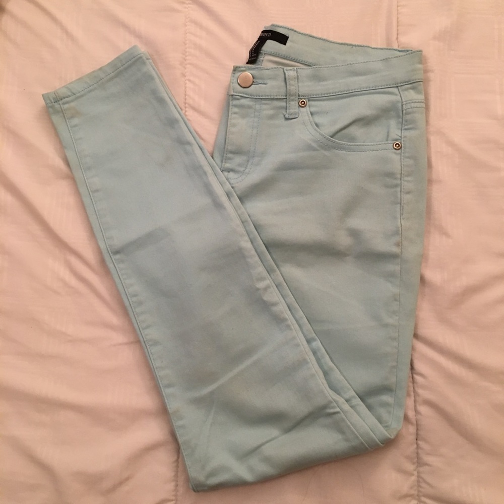 Sky blue pants