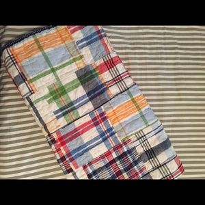Pottery Barn Kids Toddler Madras Quilt