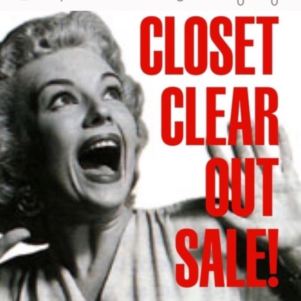 LETS NEGOTIATE WOMENS CLOTHING - MOVING SALE