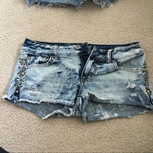 Tie dye shorts