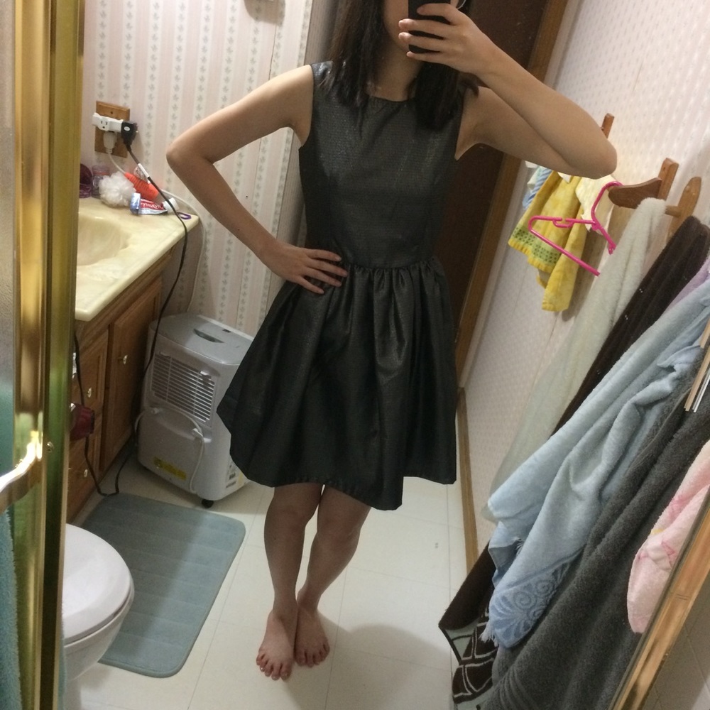 H&M Black Shimmery Dress