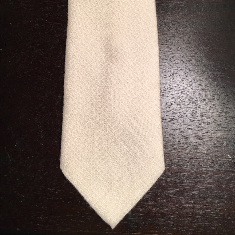 Cream tie by Today's Man