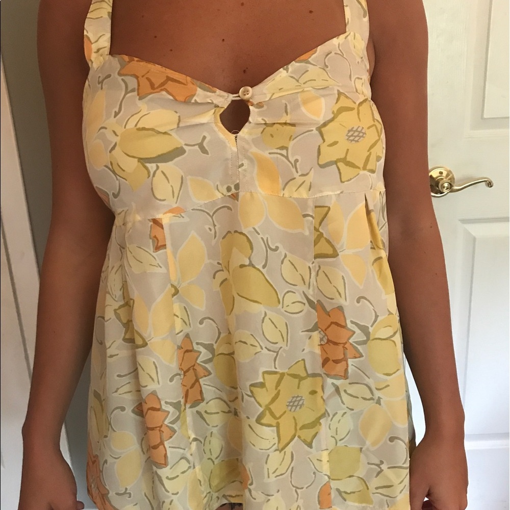 Calvin Klein silk baby doll cami