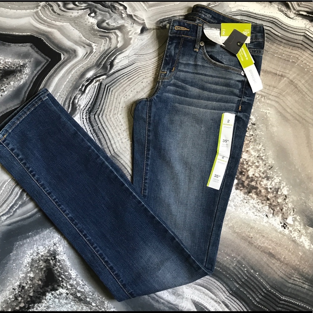 ✅SOLD✅MOSSIMO Super Stretchy Straight Mid Rise
