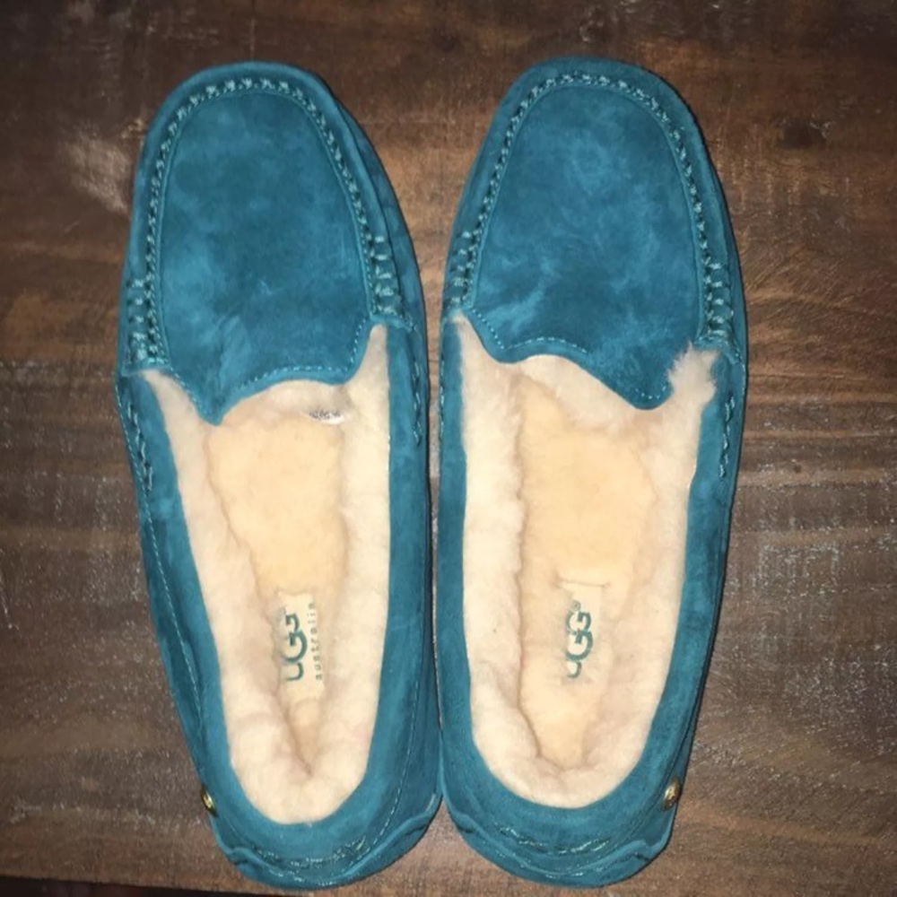 Turquoise Ugg Ansley Slip Ons