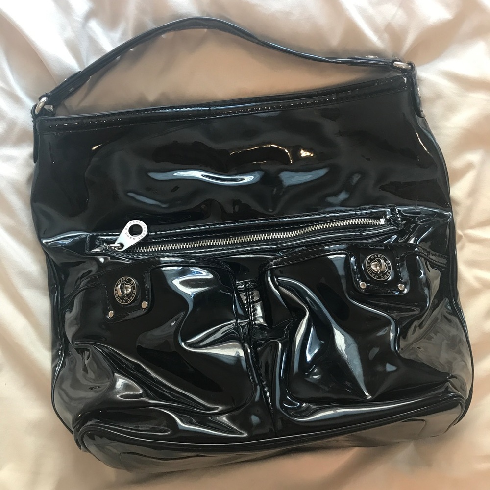 Marc Jacobs patent leather shoulder bag