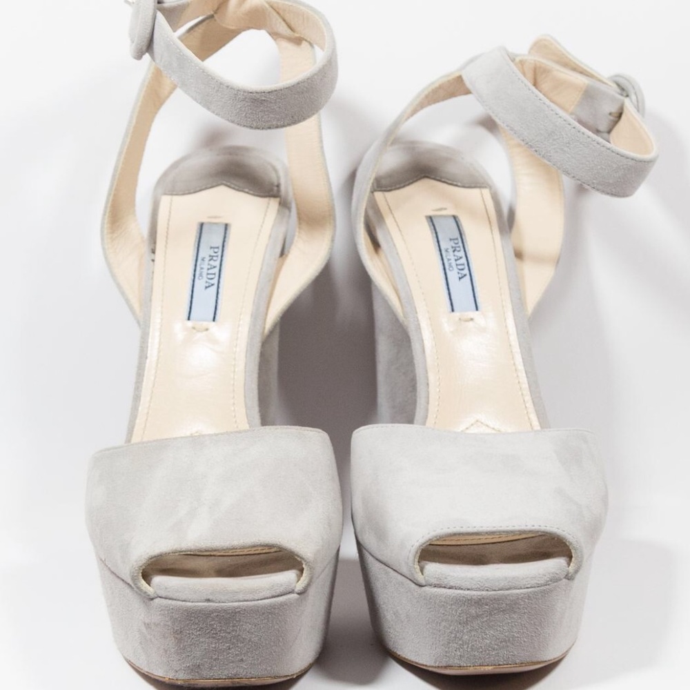 Prada Suede Platforms - Picture 2 of 4
