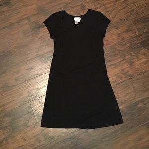 Casual black t shirt dress