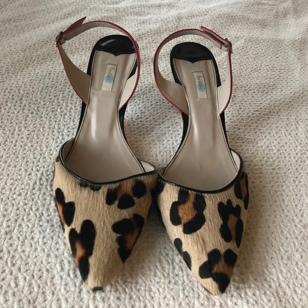 Boden Kitten Slingbacks in Leopard
