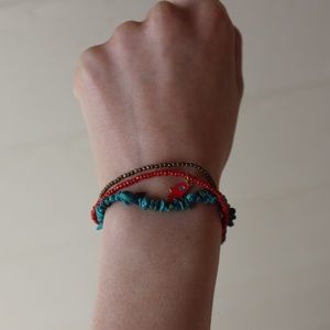 3 Strand Stone Bracelet