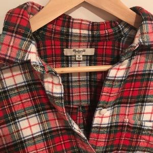 Madewell slim boy shirt in Tempe plaid