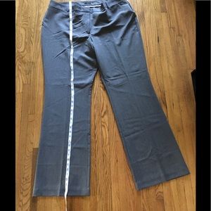 Gray trouser pants