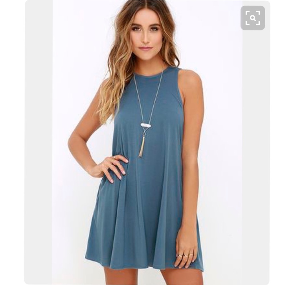 AEO high neck swing dress
