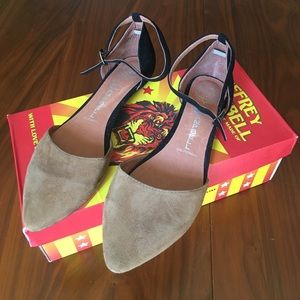 Jeffrey Campbell Lovins Ankle-Strap D'Orsay Flat