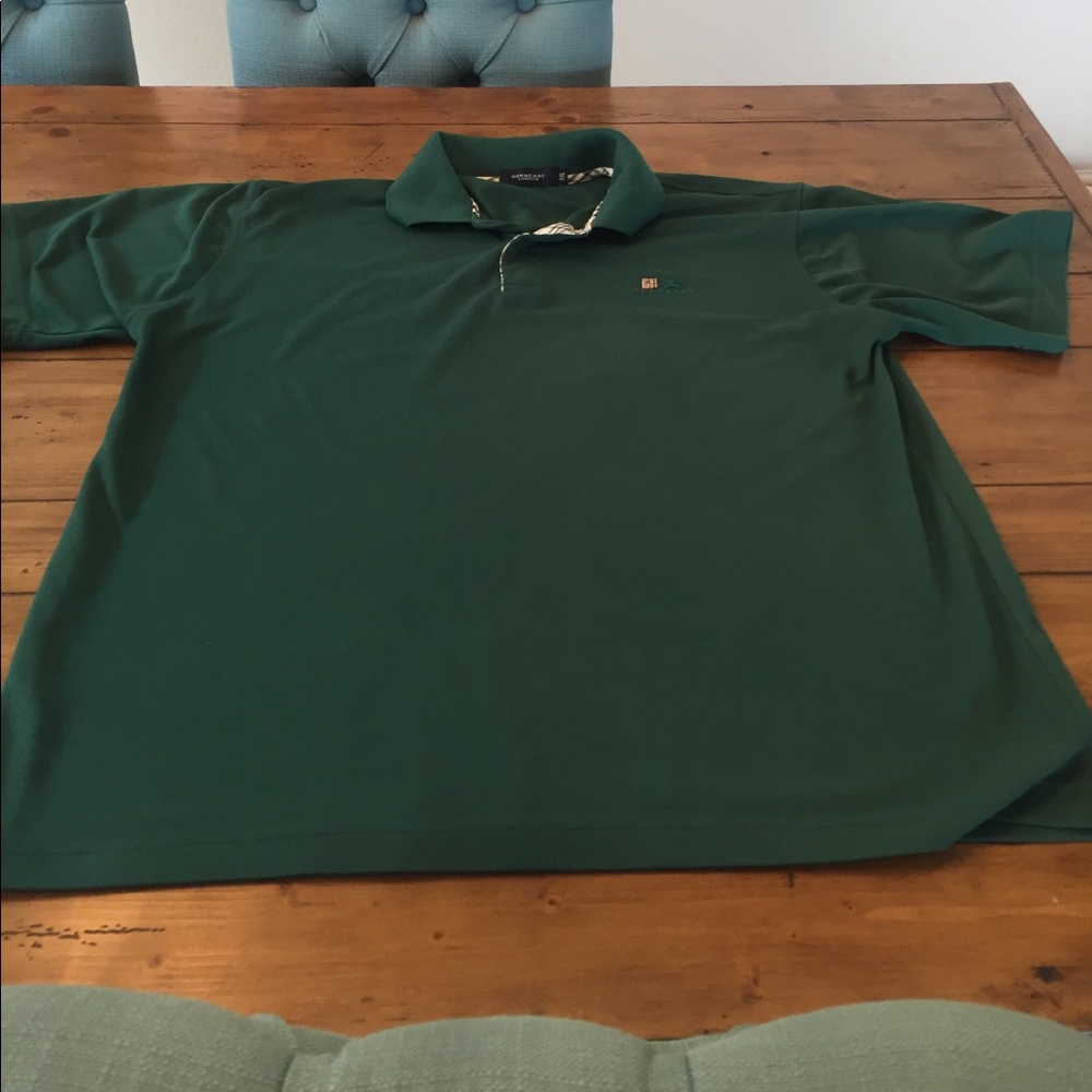 Green Burberry Polo
