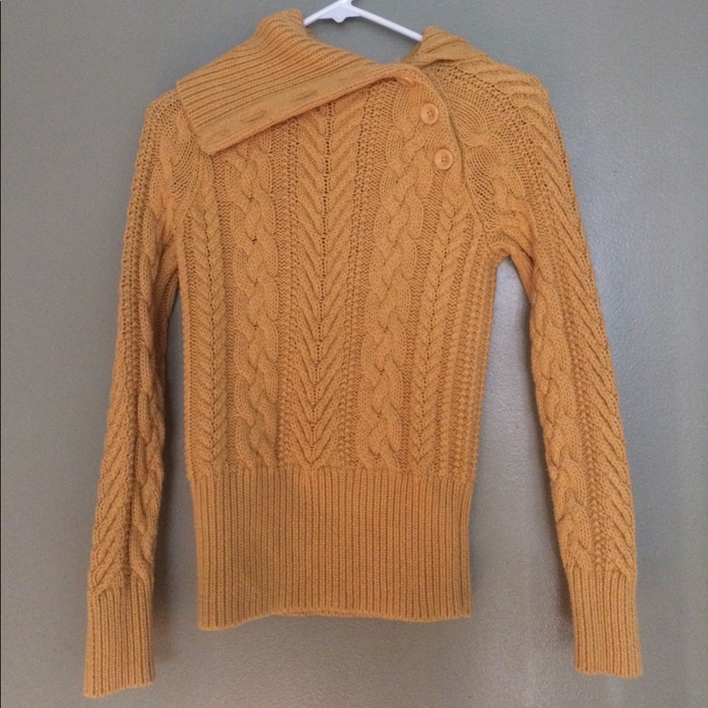 Mustard colored sweater