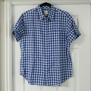 Short sleeve, casual, button up shirt
