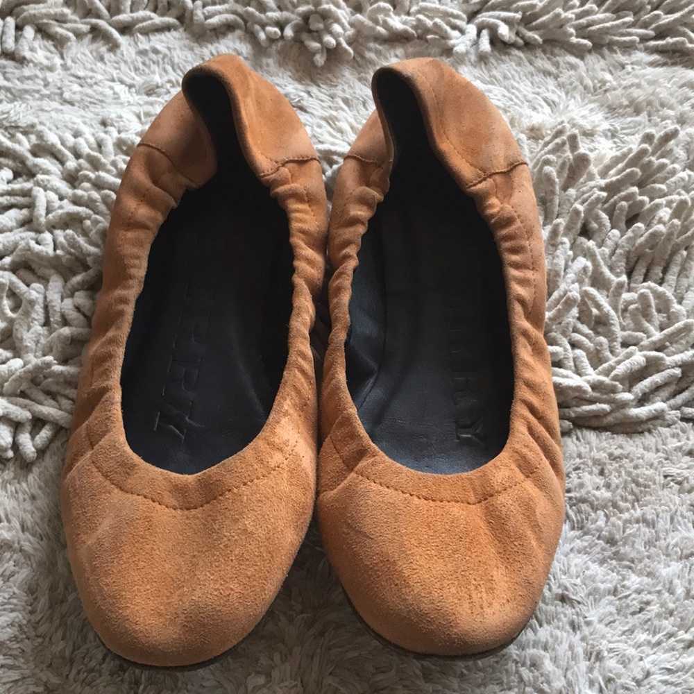 Burberry Suede Flats