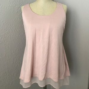 Blush pink LOFT top!
