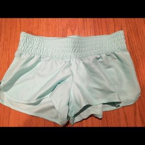 Tiffany blue running shorts