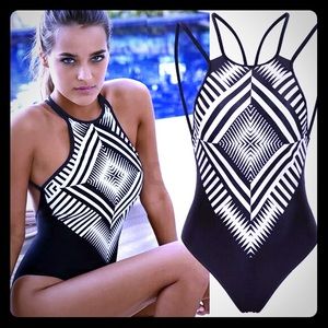 Sexy one piece bathing suit
