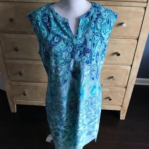 Ladies paisley print dress