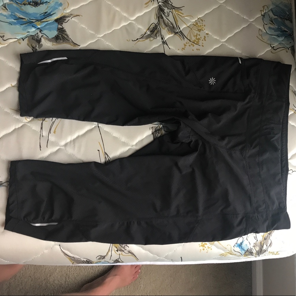 CLOSET CLOSEOUT- Black Athleta Capri workout pants