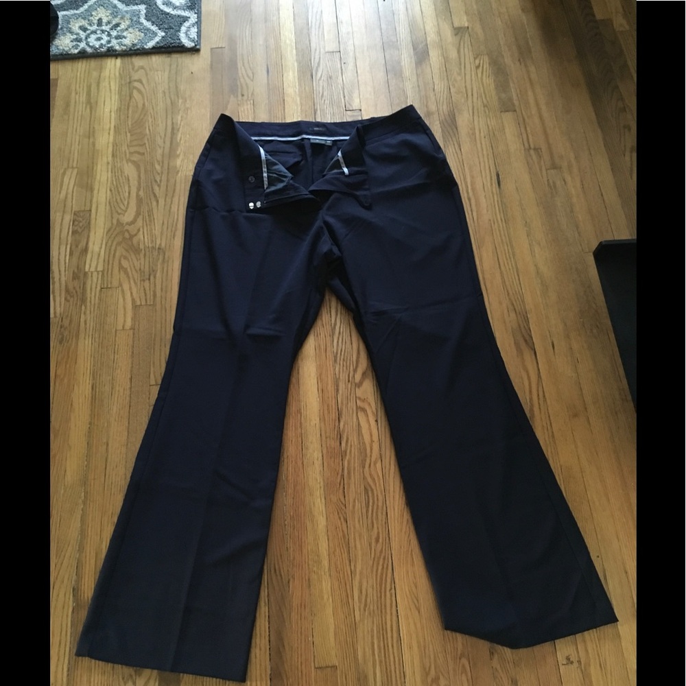 Navy blue and black trouser/dress pants