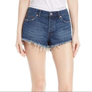 Free People High Waisted Denim Cutoff Shorts