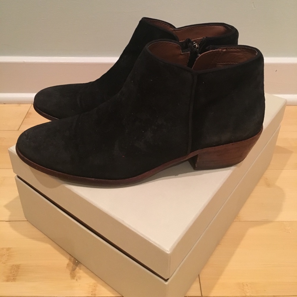 Sam Edelman Petty Suede Booties 6.5