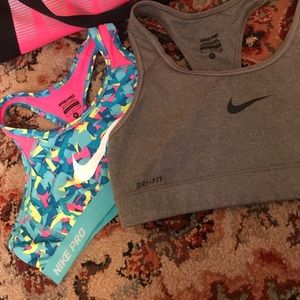 Nike sport bras