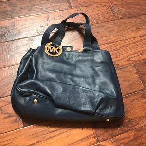 Navy blue MK purse