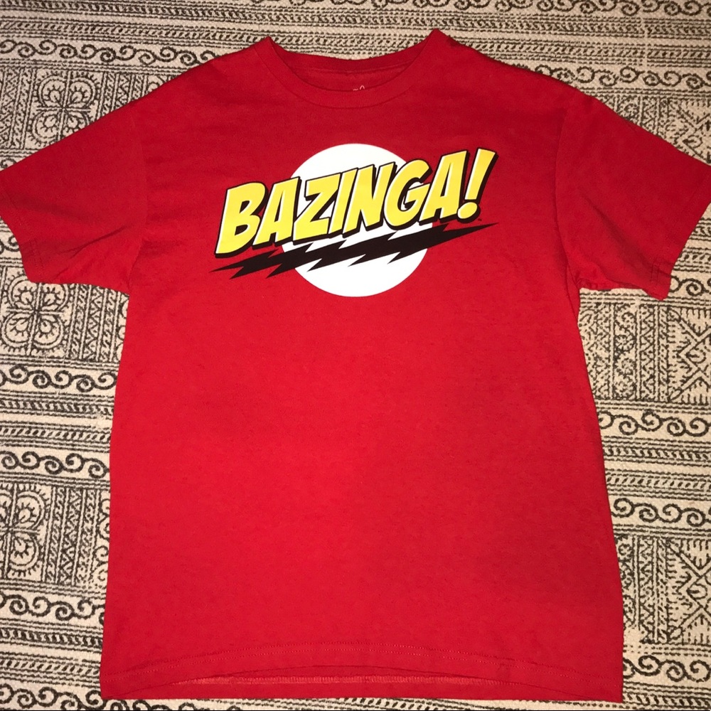 BAZINGA! Never worn red tee ⚡️