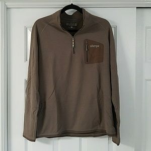 Sherpa long sleeve, 1/4 zip sweater