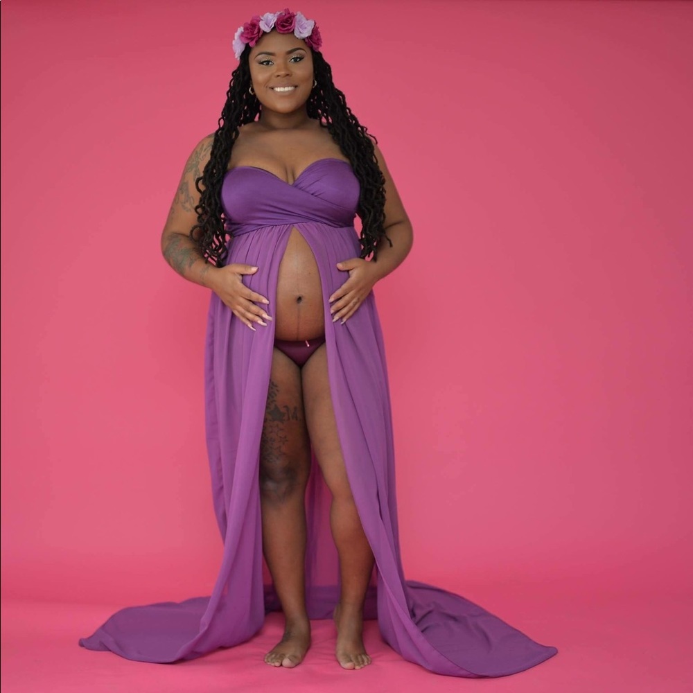 Maternity dress(worn just for photos)