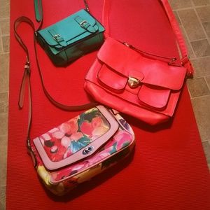 3 beautiful multicolor bags