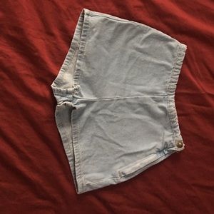 American Apparel-High Waist-Lightwash Jeans