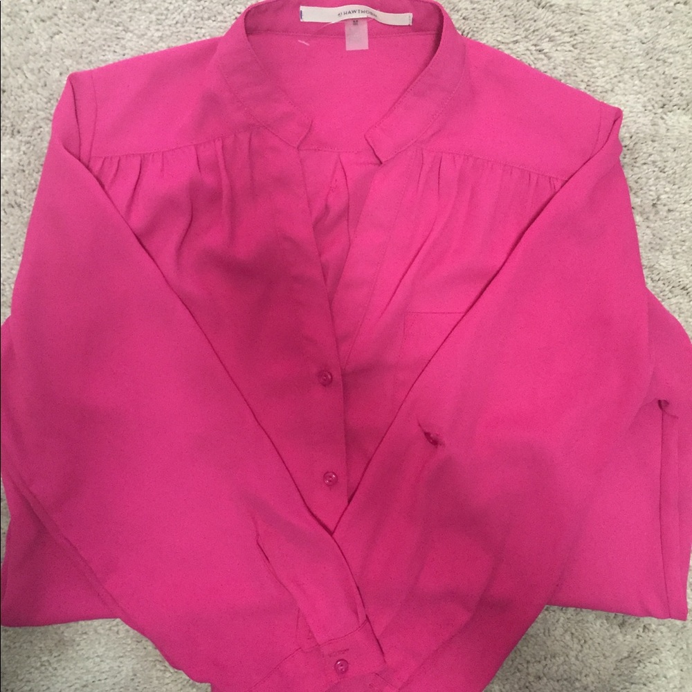 41 Hawthorne Bright pink top